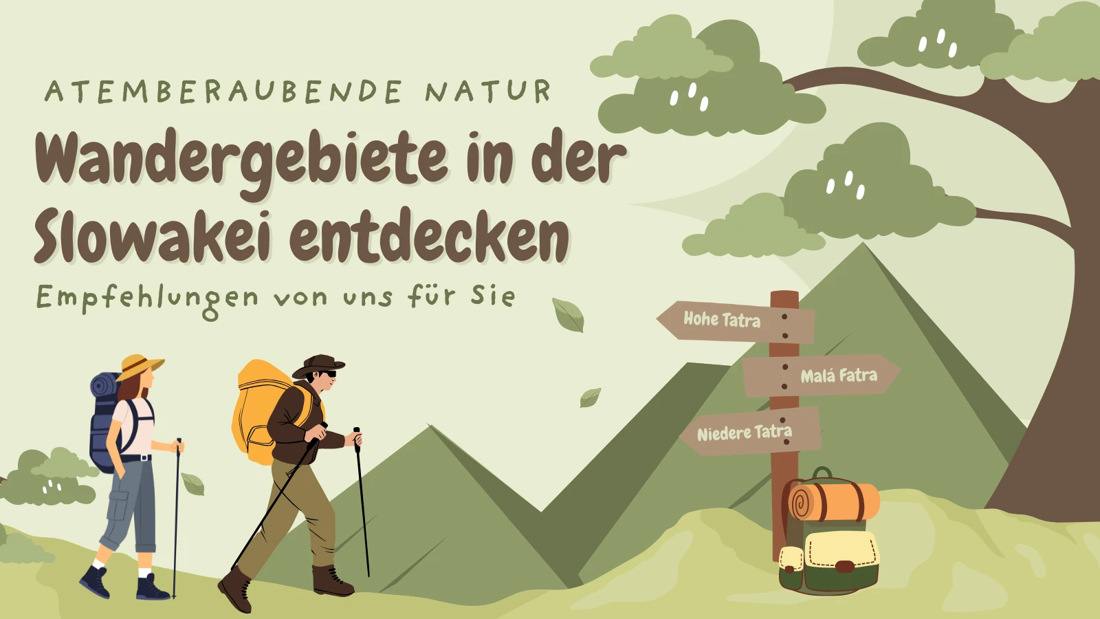 Wandergebiete Slowakei